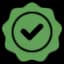 Verified checkmark badge